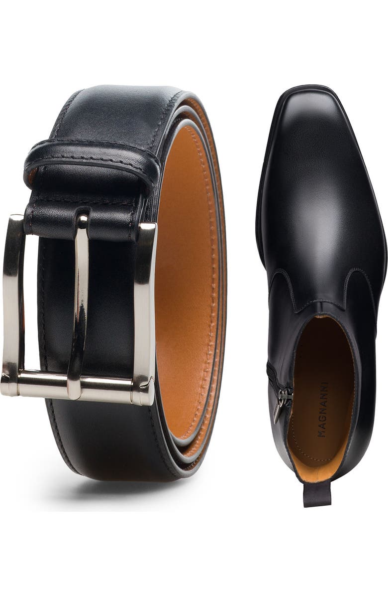 Magnanni Logan Zip Boot, Alternate, color, Black