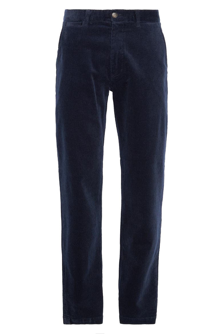 Corduroy Tailored Fit Pants, Alternate, color, NAVY