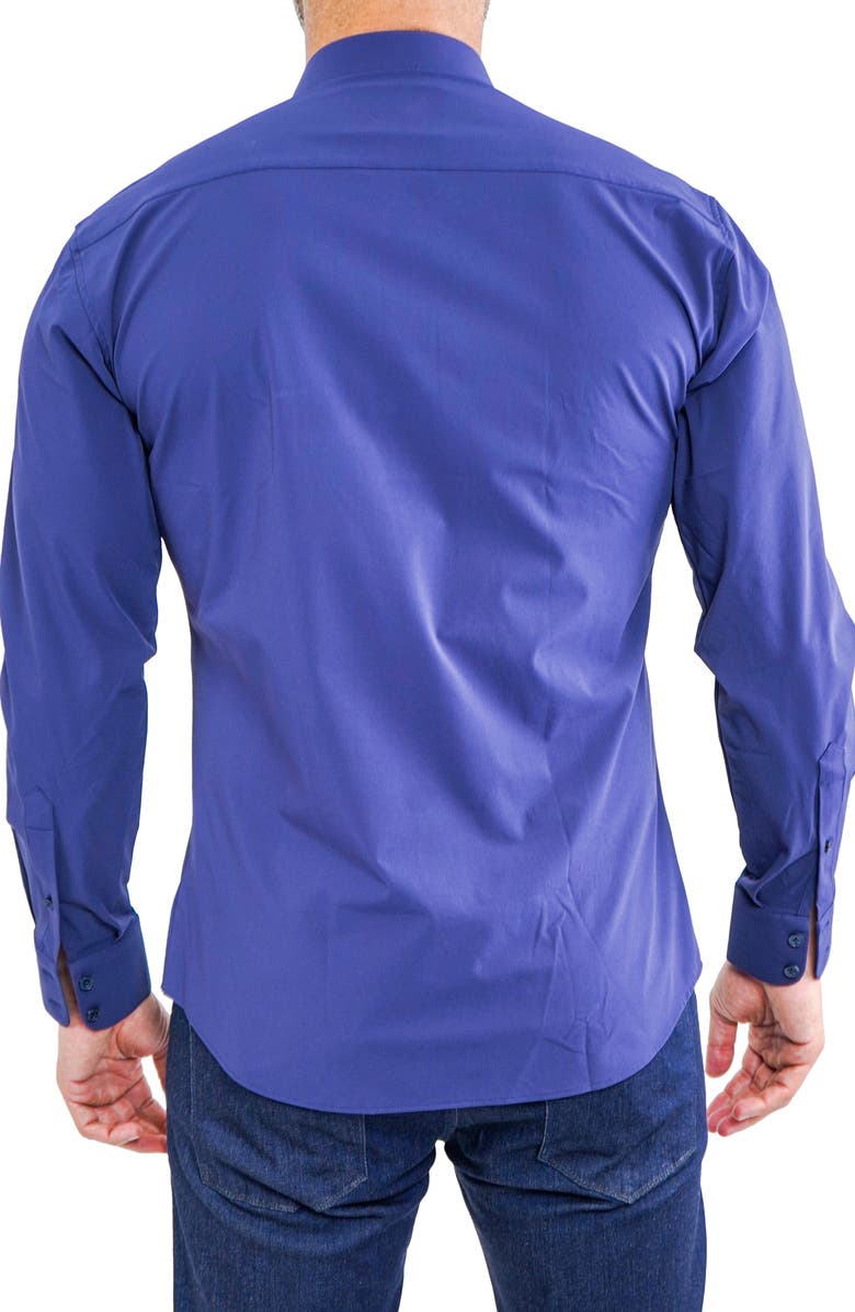 Maceoo Einstein Stretchcore Performance Button-Up Shirt, Alternate, color, Blue