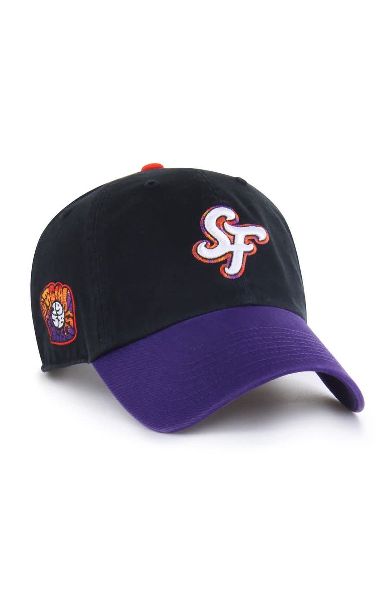 '47 Men's '47  Black San Francisco Giants 2025 City Connect Clean Up Adjustable Hat, Main, color, Black