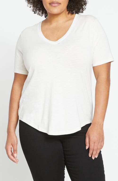 Universal Standard Light As Air V-rex T-shirt In Vapor