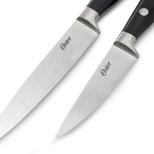 Oster Ginley 3 Piece Stainless Steel Cutlery Set In Black