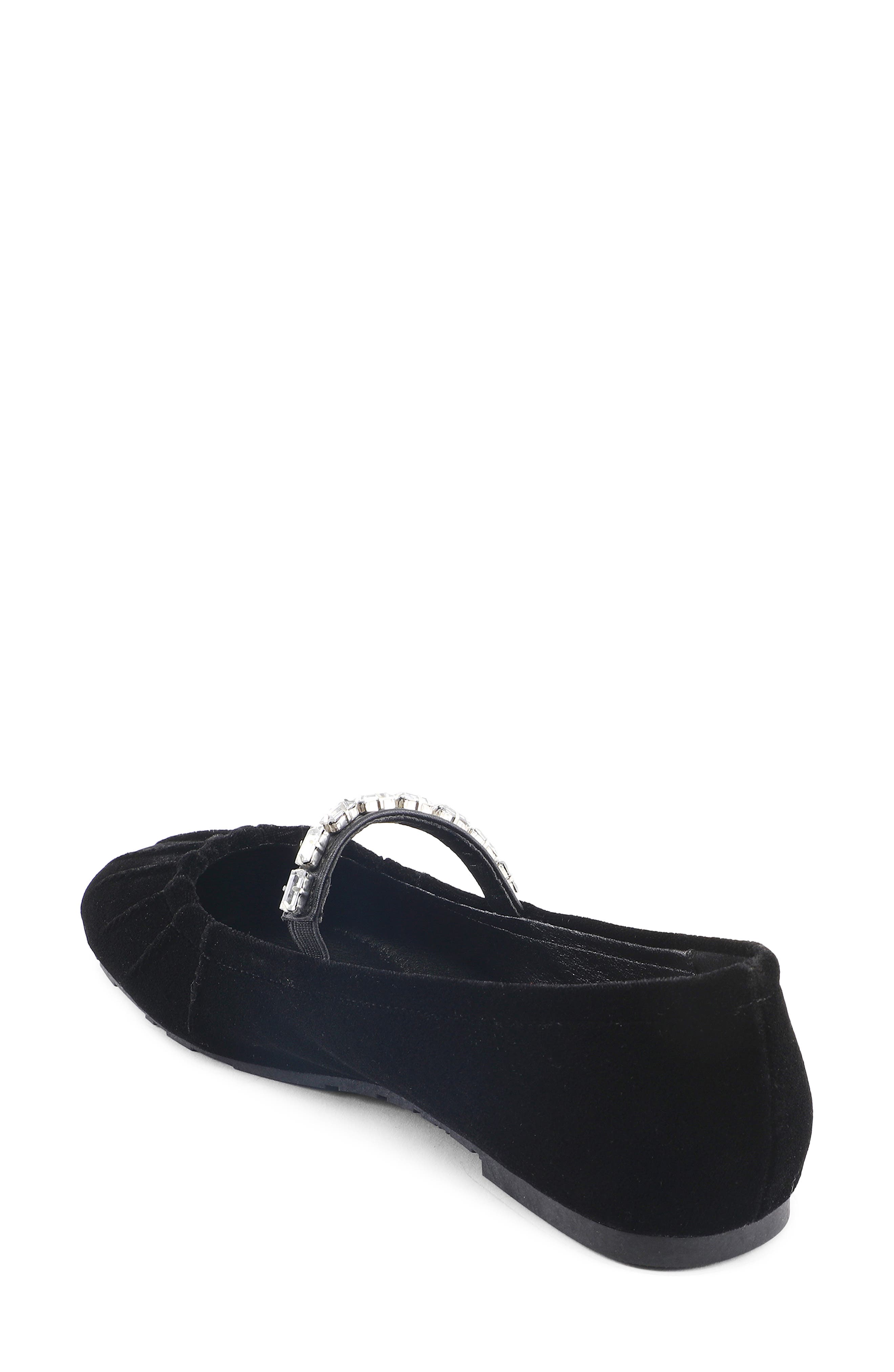 Eimar Mary Jane Flat, Alternate, color, BLACK VELVET