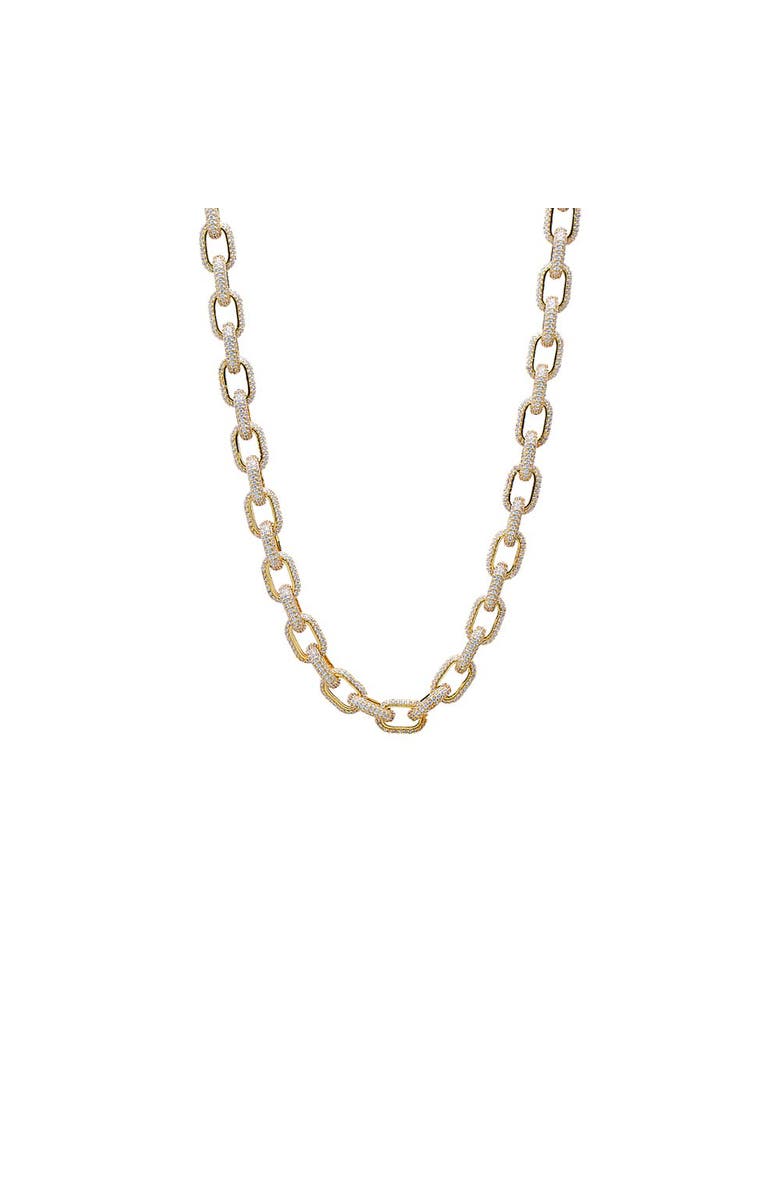 BY ADINA EDEN CZ Twisted Rope Chain Necklace, Alternate, color, Gold