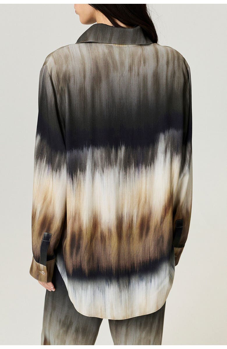 Nocturne Tie-Dye Printed Shirt, Alternate, color, Multi-Colored