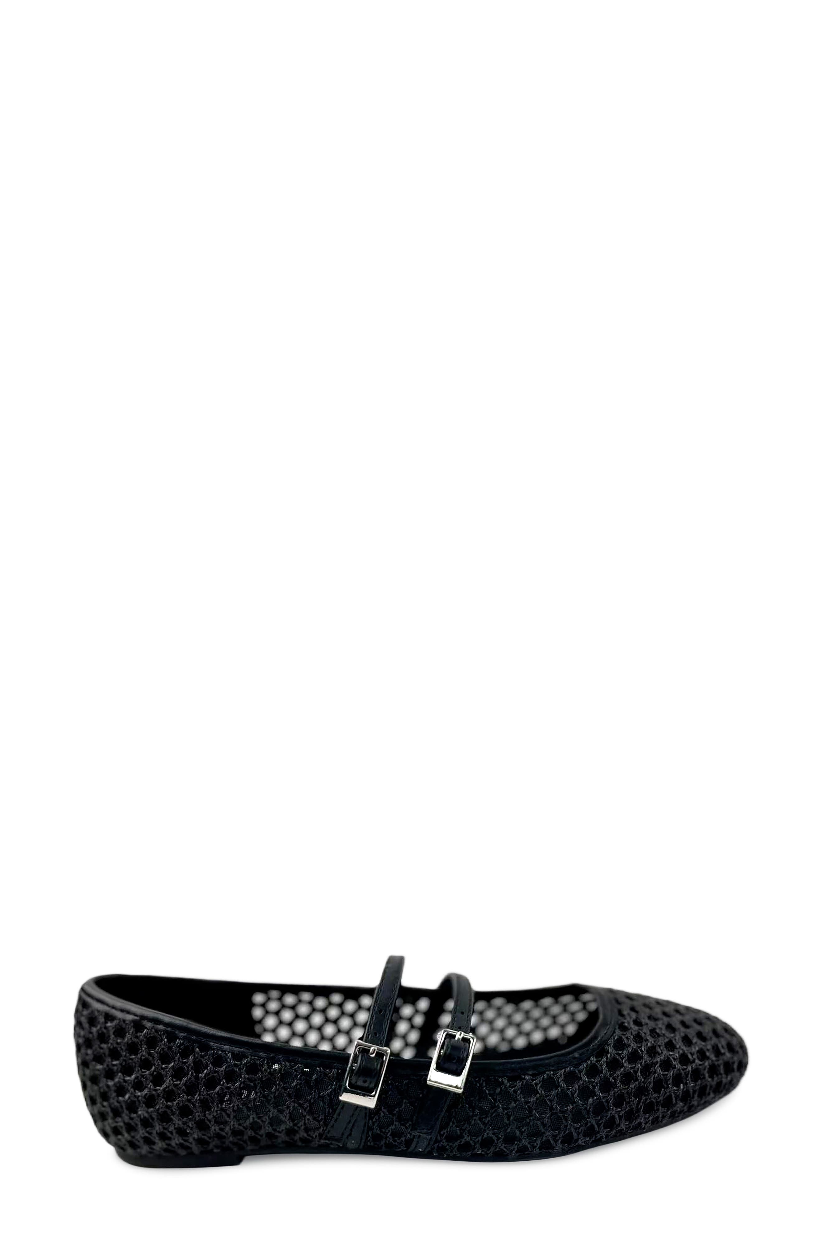 Reaction Kenneth Cole Malibu Crochet Flat, Alternate, color, Black Raffia