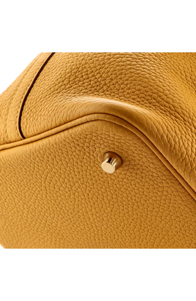 Pre-Owned Hermes Picotin Lock Bag Clemence MM, Alternate, color, Jaune Ambre