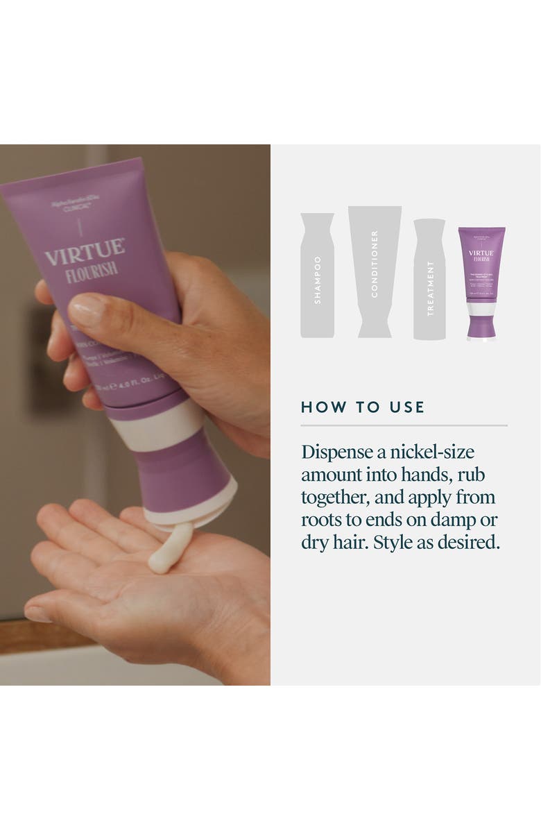 Virtue<sup>®</sup> Flourish<sup>®</sup> Thickening Styling Treatment, Alternate, color, 