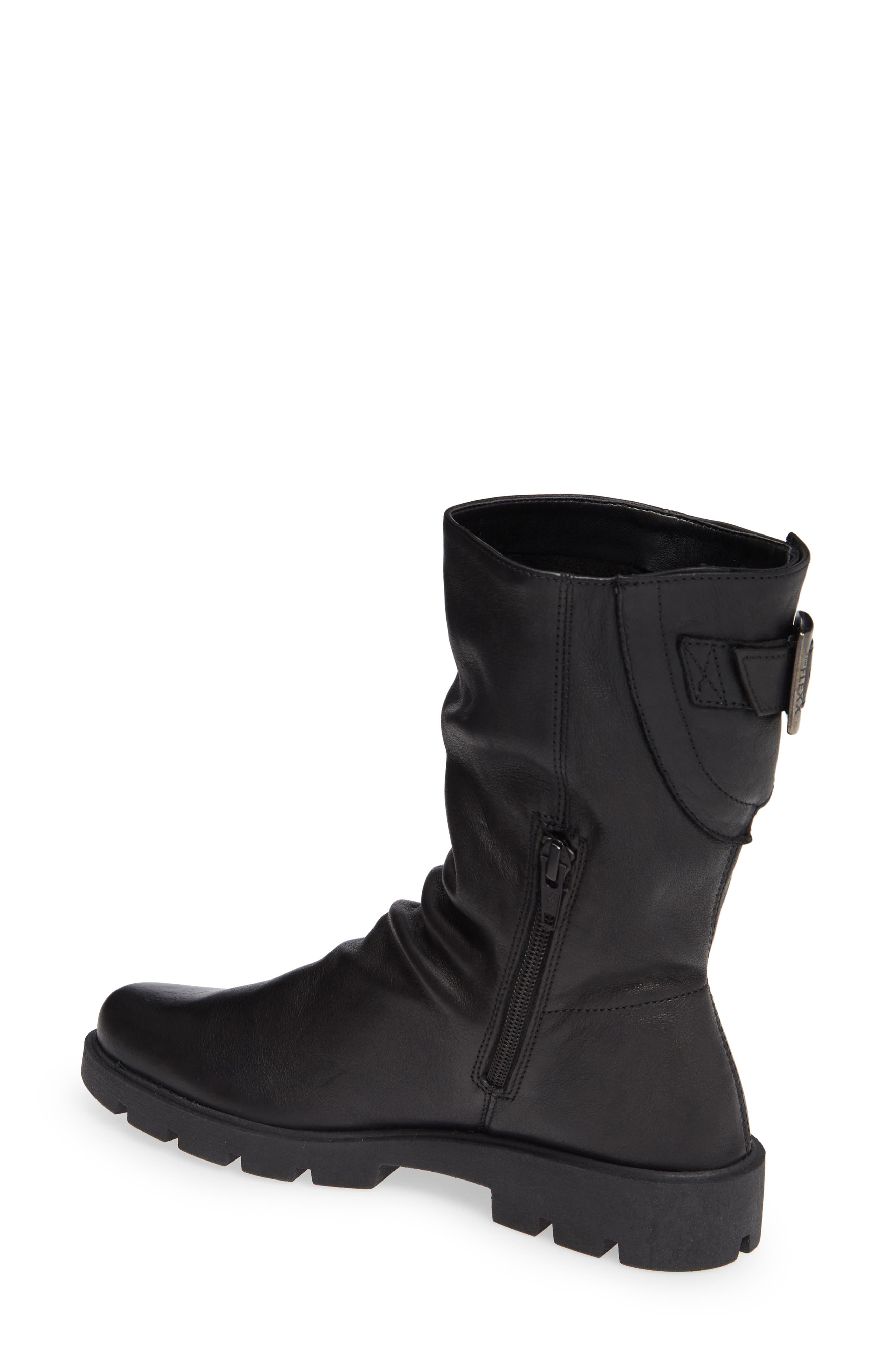 Movin Up Bootie, Alternate, color, BLACK LEATHER