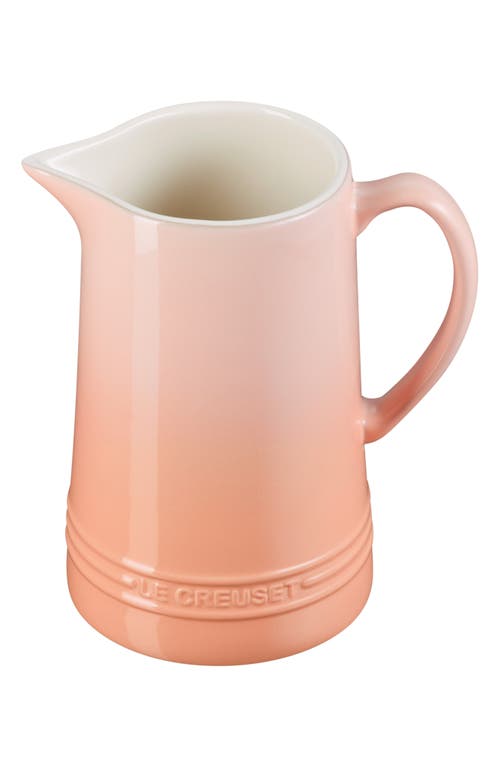 Le Creuset Glazed Stoneware 1 2/3 Quart Pitcher In Peche