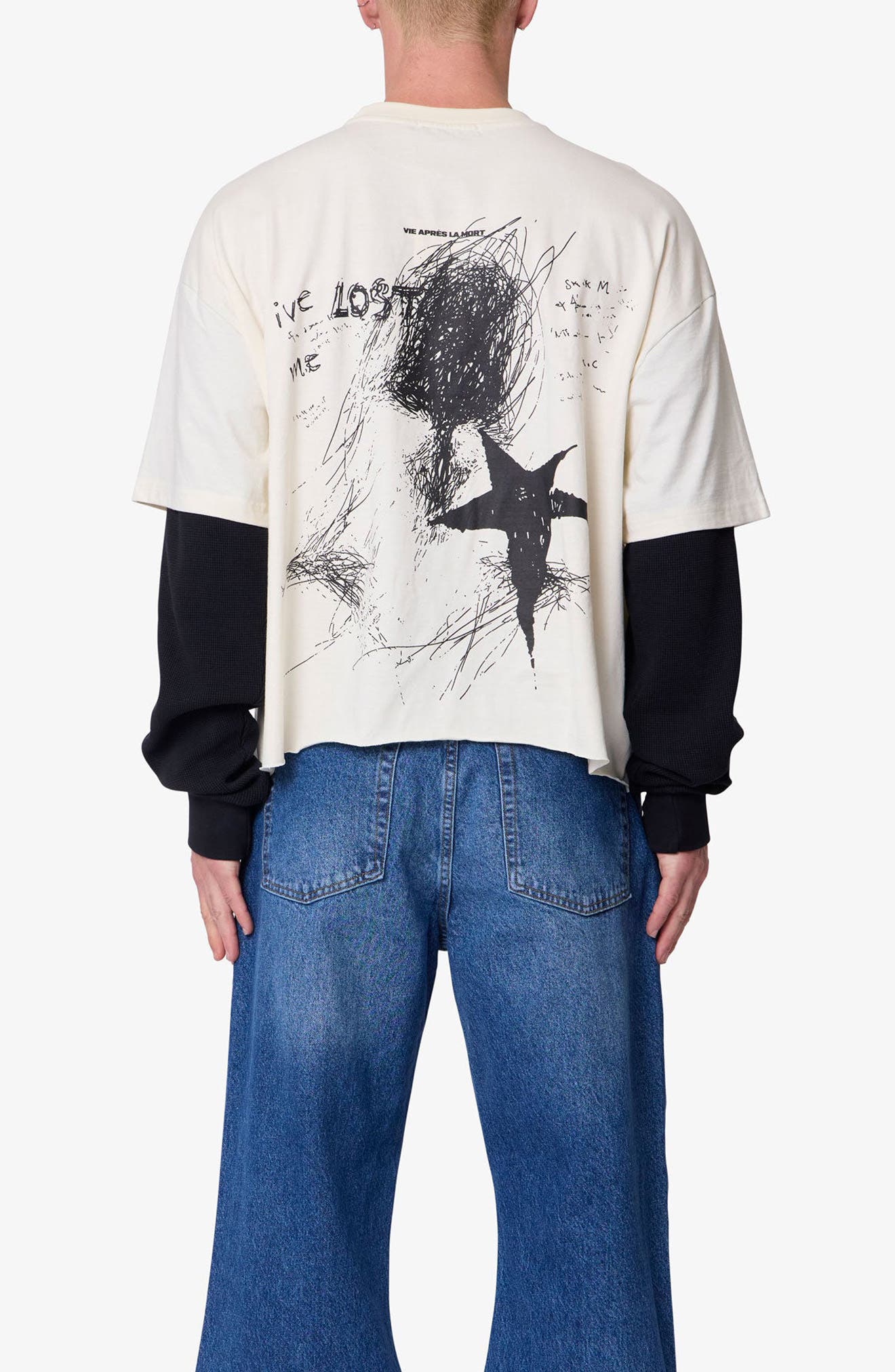 Lost Layered Thermal Graphic T-Shirt - image 2