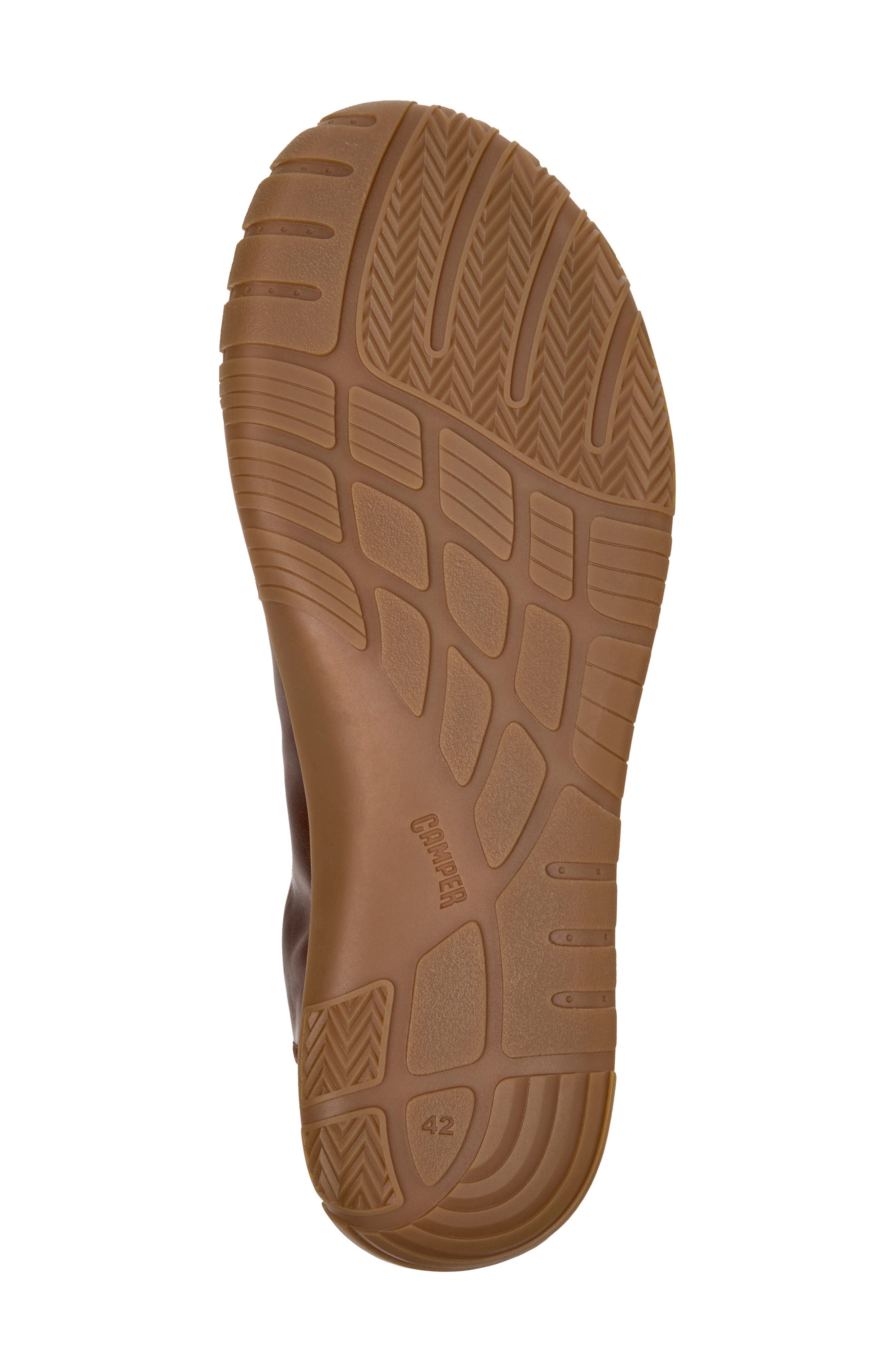 Peu Path Leather Sneaker, Alternate, color, MEDIUM BROWN