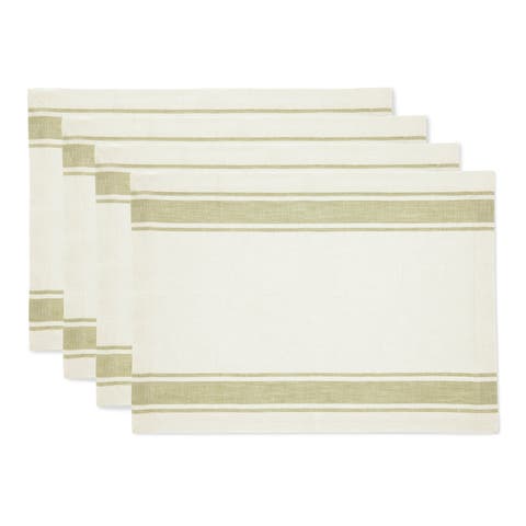 Linen Placemats - Country Stripe