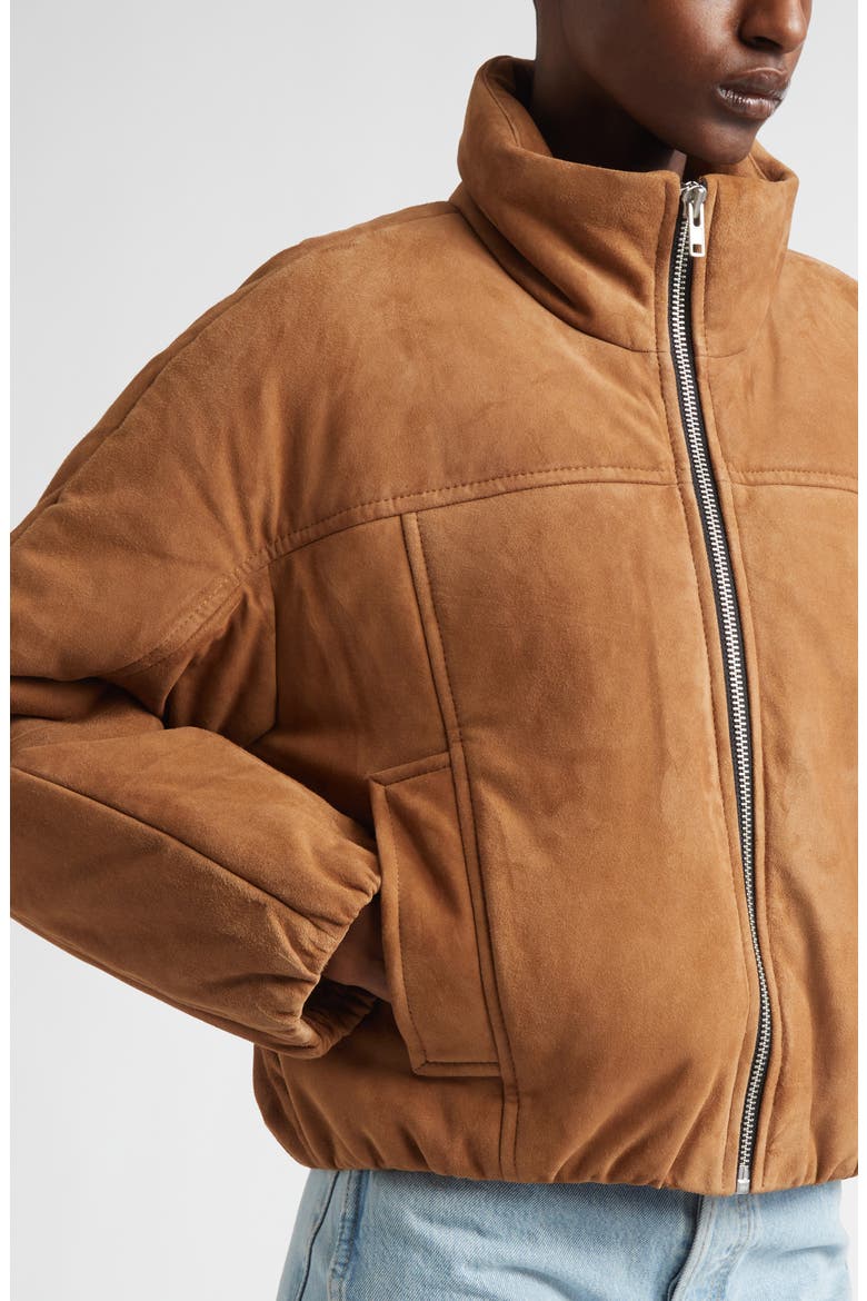 Alba Suede Jacket, Alternate, color, TAN