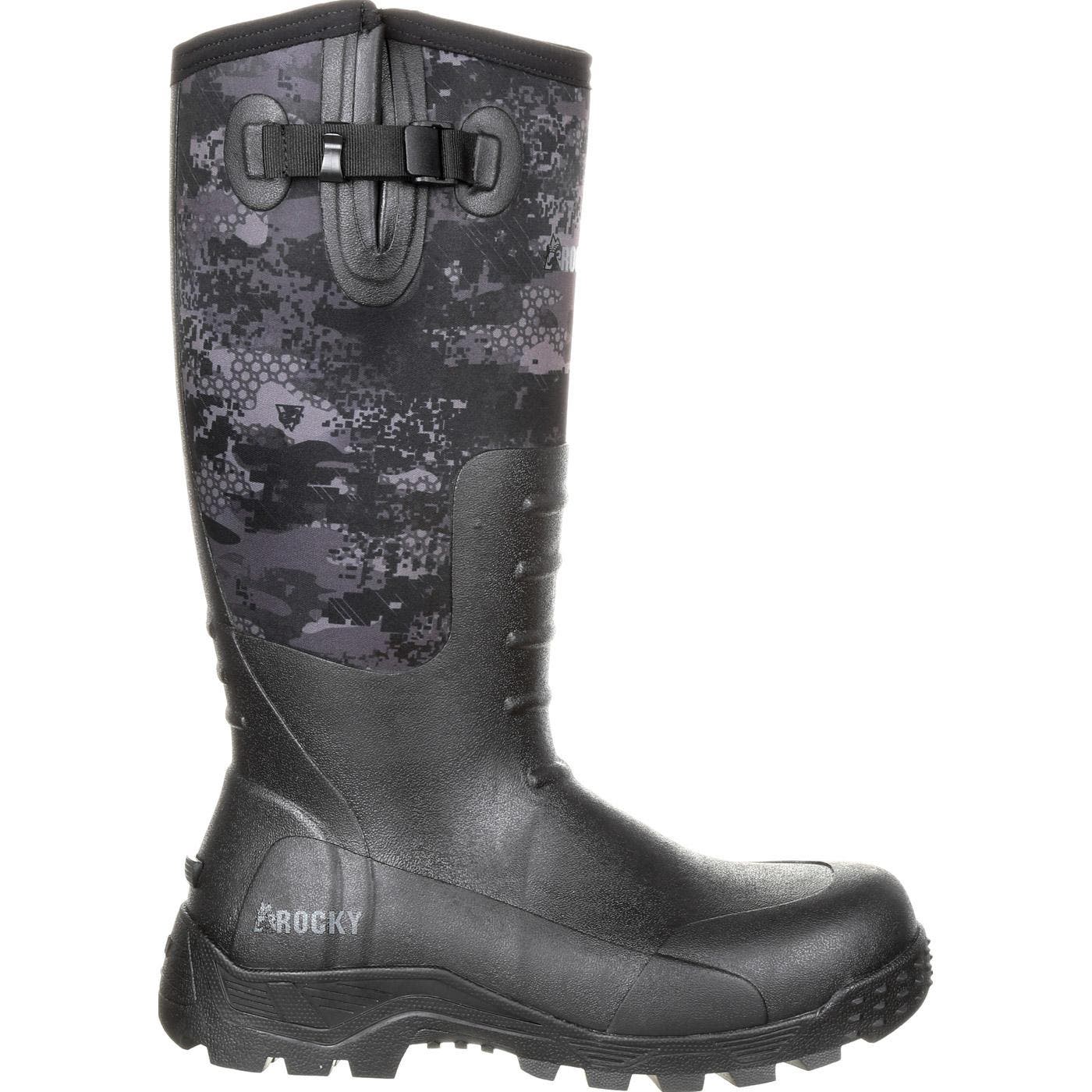 Rocky Sport Pro Rubber Outdoor Boot, Main, color, Venator Camo