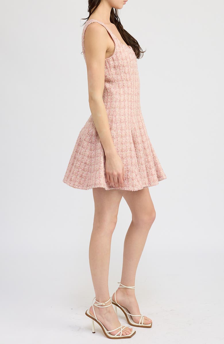 En Saison Tessa Tweed Minidress, Alternate, color, 