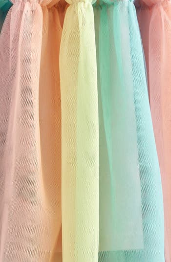 Kids' Tiered Rainbow Tutu Dress