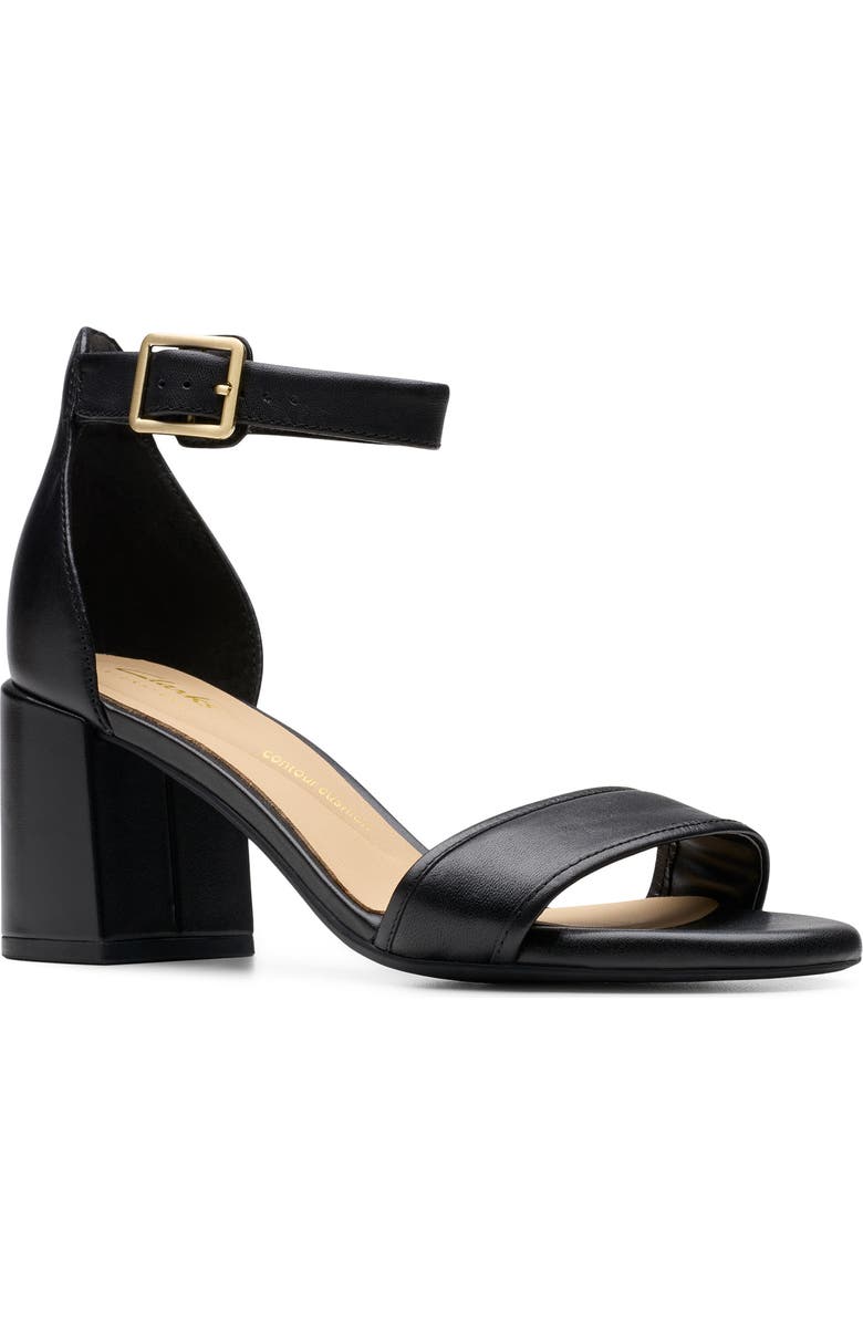 Clarks<sup>®</sup> Ezoria Mae Ankle Strap Sandal, Main, color,