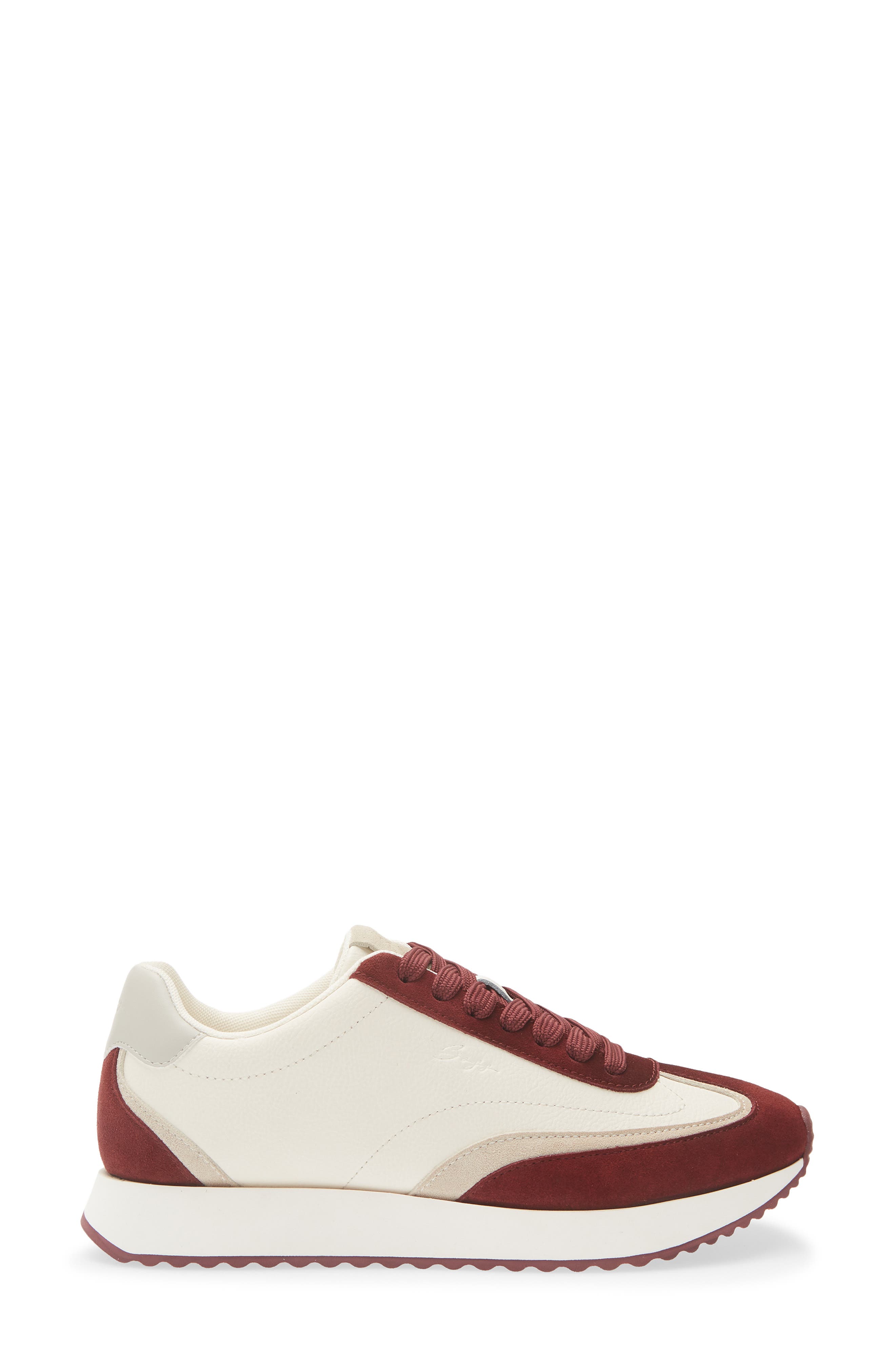 Marley Runn Sneaker, Alternate, color, OPEN WHITE/ RED