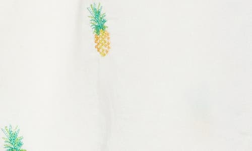 Chelsea And Theodore Embroidered Pineapple Shorts