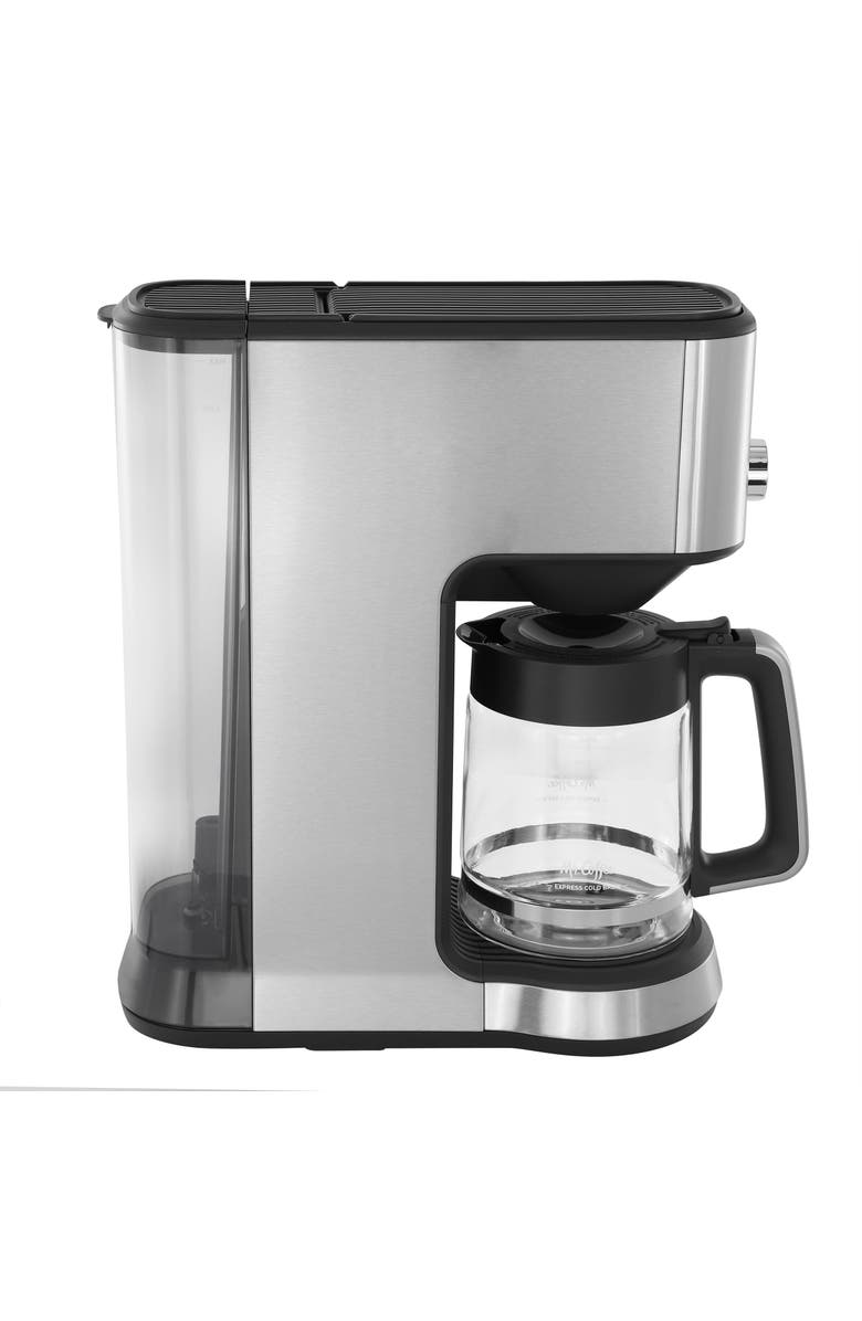 Mr. Coffee Perfect Brew Programmable 8 Cup Intelligent Coffee and Tea Brewer in Silver, Alternate, color, Silver