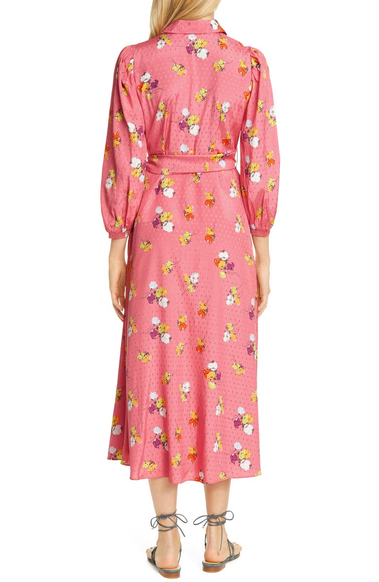 byTiMo Floral Midi Dress, Alternate, color, 