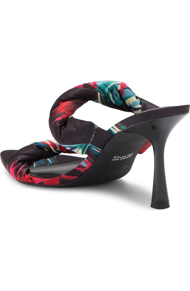 Abound Parris Twist Strap Stiletto Sandal, Alternate, color, Black Green Palm Print
