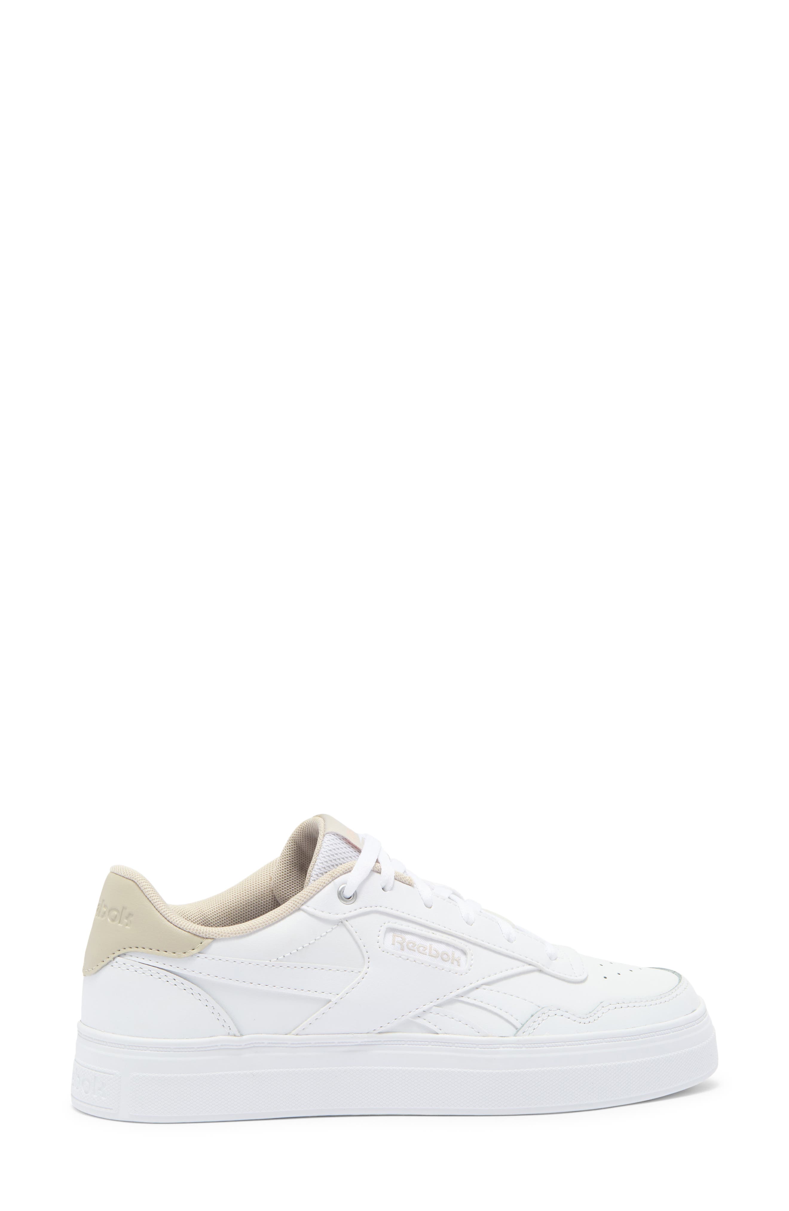 Reebok Court Advance Sneaker, Alternate, color, Footwear White/ Moonstone