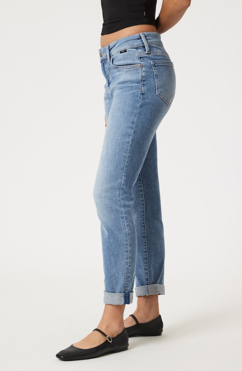Mavi Jeans Emma Low Rise Slim Boyfriend Jeans, Alternate, color, Light Brushed Flex Blue