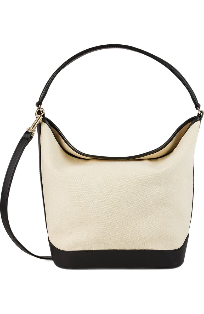 SANDRO Tangoso canvas bucket bag, Alternate, color,