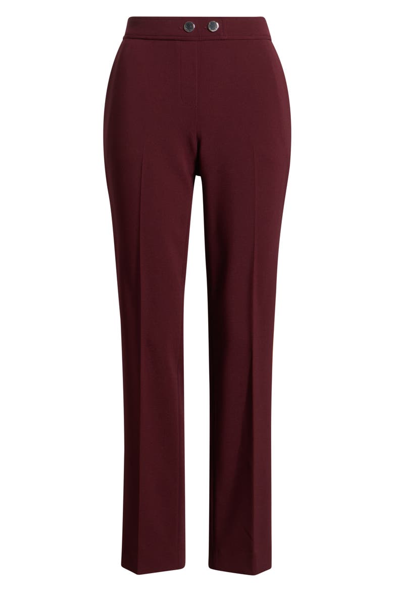 Straight Leg Pull On Pants, Alternate, color, BAROLO