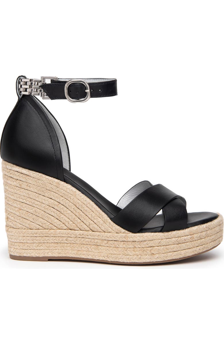 NeroGiardini Ankle Strap Espadrille Wedge Sandal, Alternate, color,