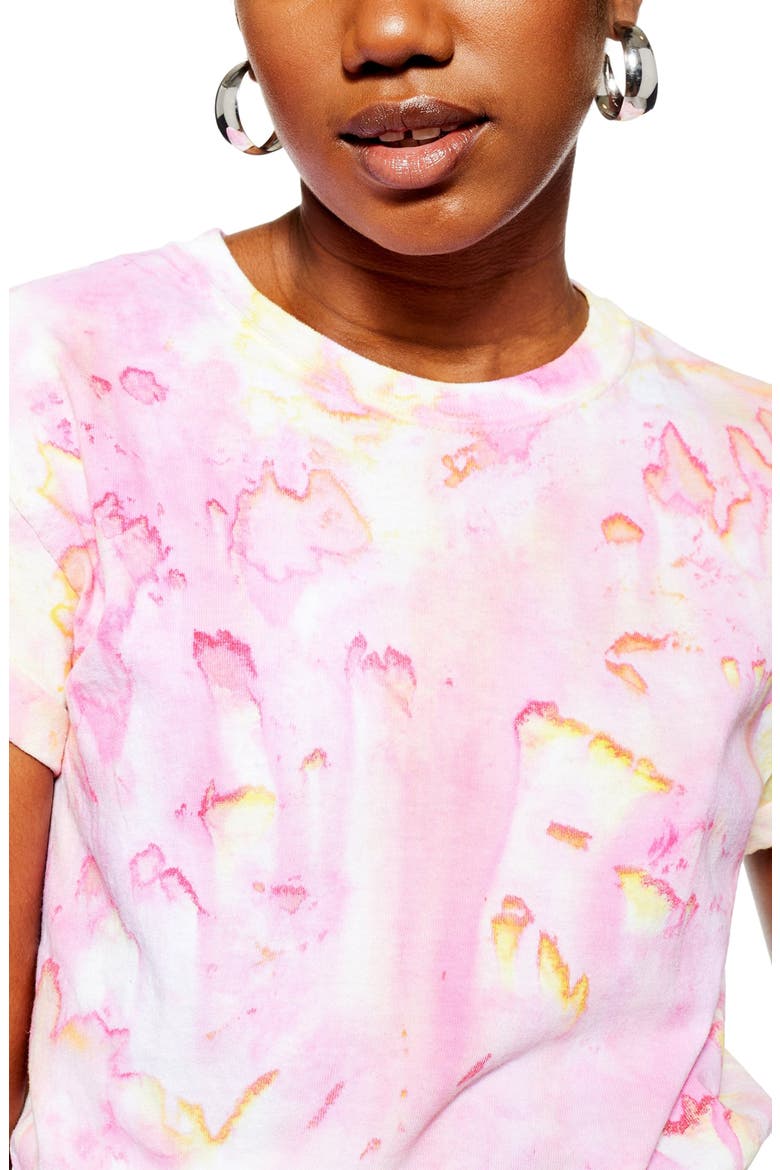 Tie Dye Tee, Alternate, color, PINK