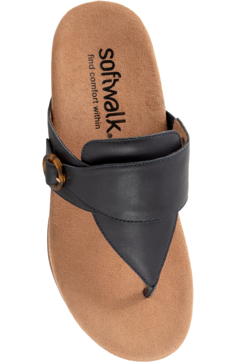 SoftWalk<sup>®</sup> Belize T-Strap Sandal, Alternate, color, Navy