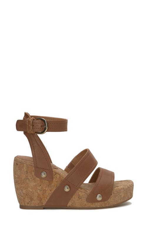 LUCKY BRAND LUCKY BRAND VALINTINA ANKLE STRAP PLATFORM WEDGE SANDAL 