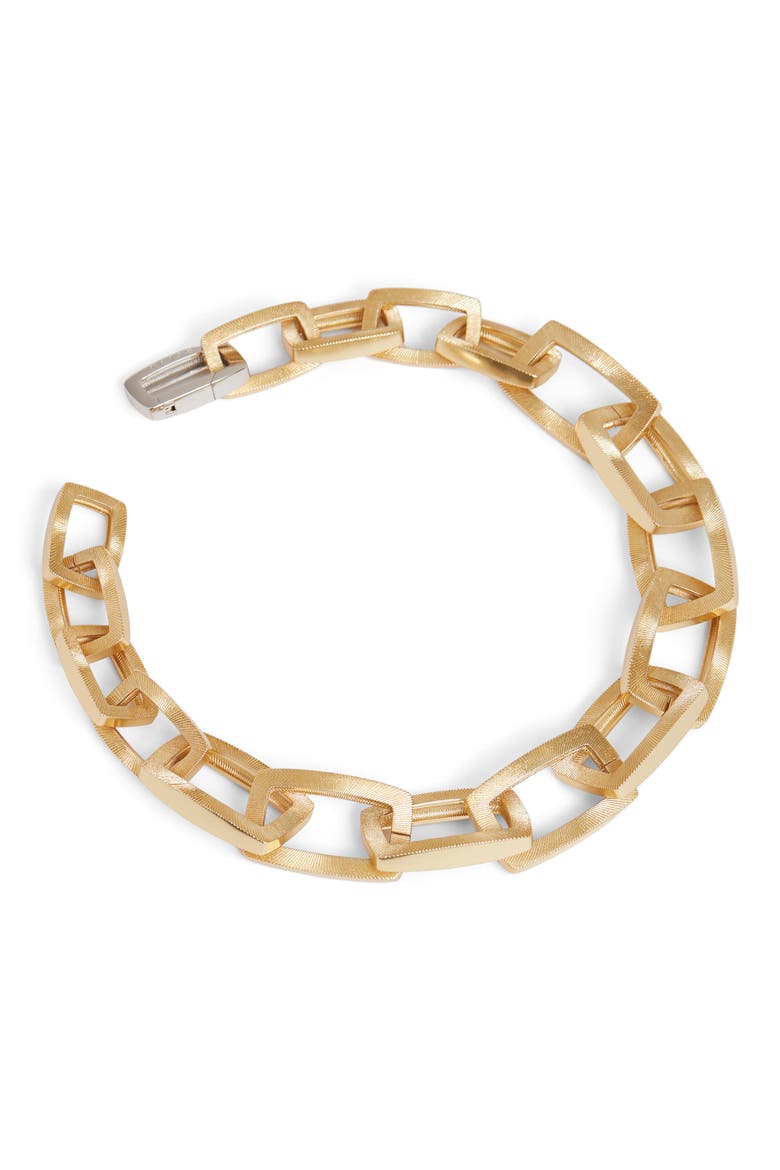Gloria Graphic Necklace, Main, color, GOLD / SILVER TONE