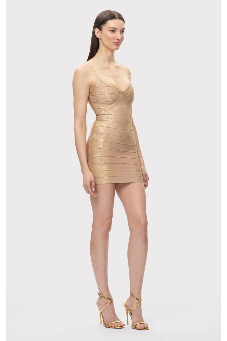 The Metallic After Party Dress, Alternate, color, GOLD FOIL