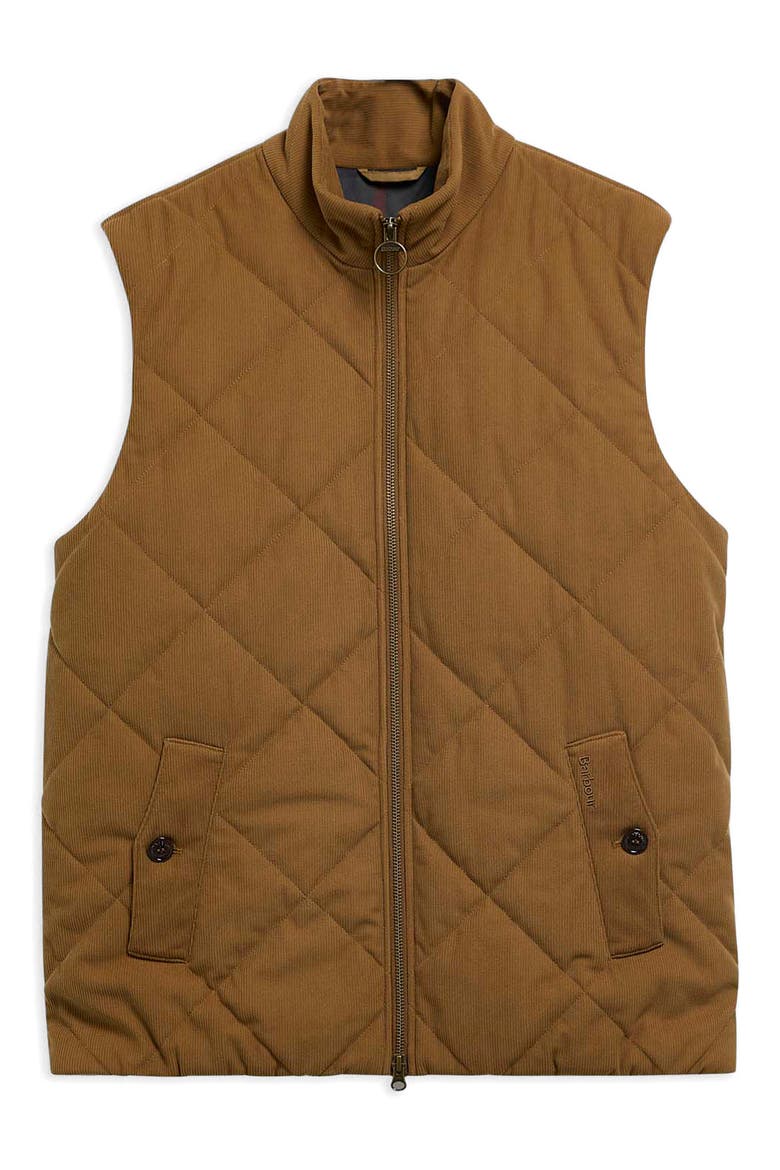 Corden Quilted Gilet, Alternate, color, DARK SANDSTONE