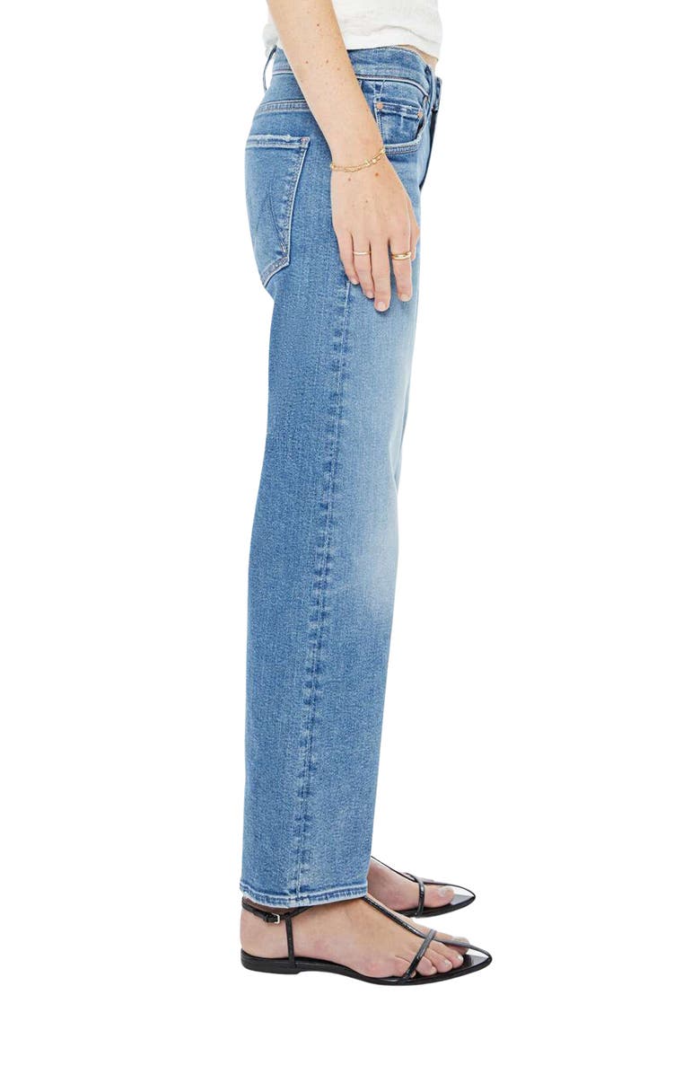 MOTHER The Newbie High Waist Ankle Straight Leg Jeans, Alternate, color, Float My Boat