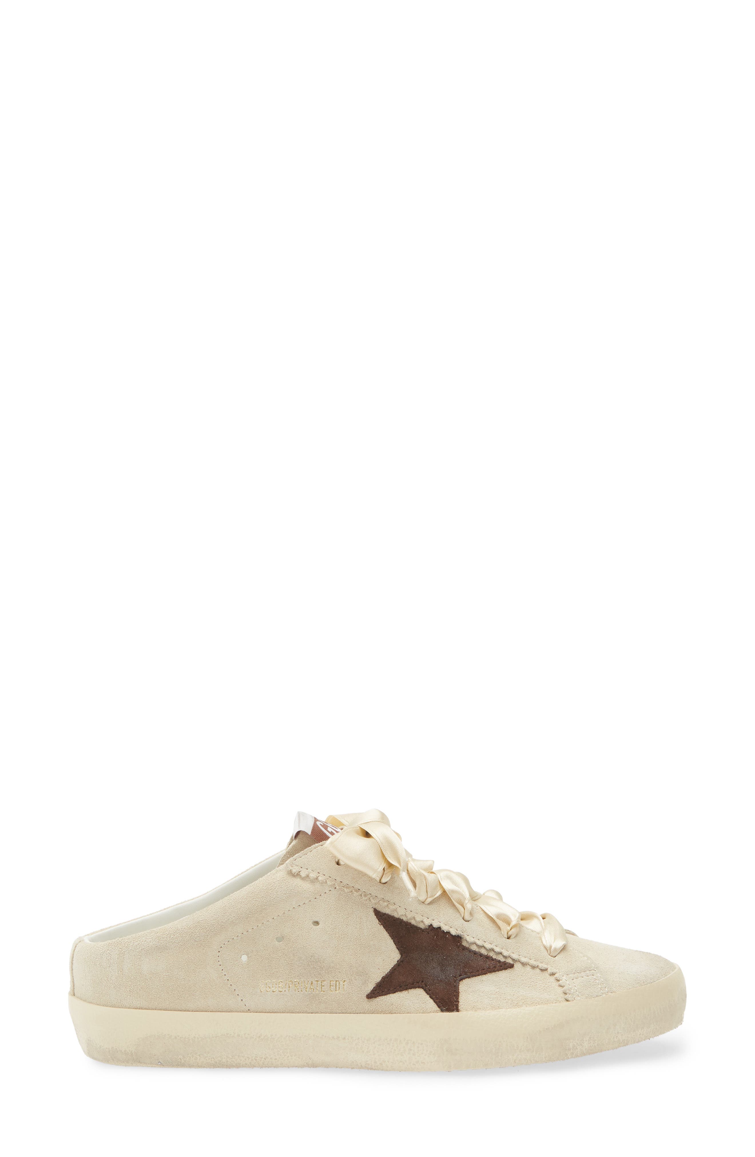 Golden Goose Super-Star Sabot Mule Sneaker, Alternate, color, Beige/ Brown