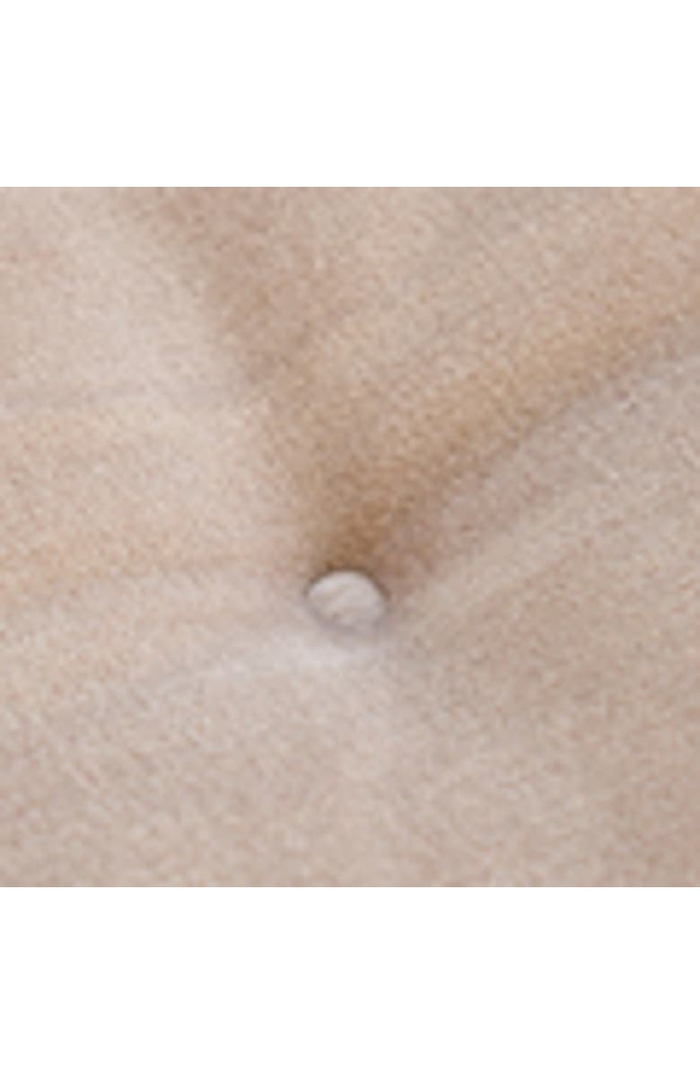 CHRISTY Jaipur Luxury Cotton Velvet Quilted Throw, Alternate, color, Hazelnut