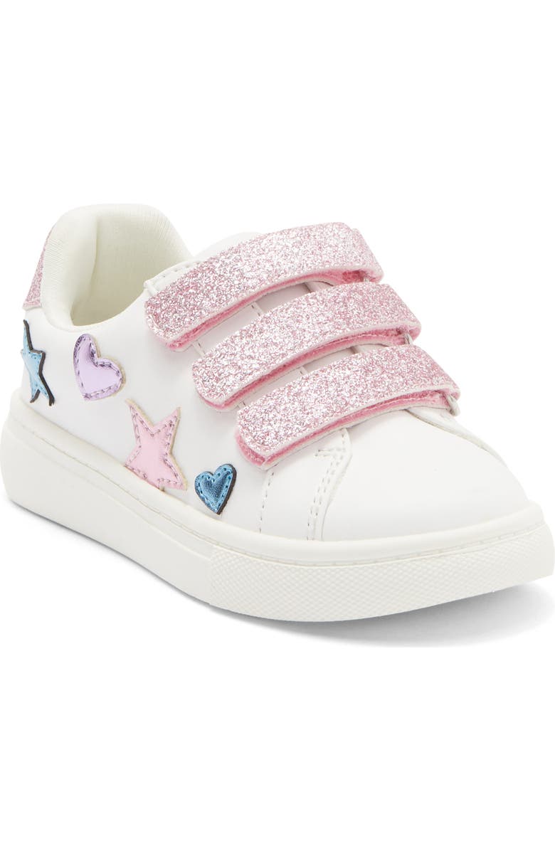 Harper Canyon Kids' Carey Star & Heart Sneaker, Main, color,