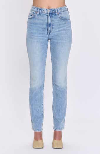 Bri High Waist Ankle Straight Leg Jeans