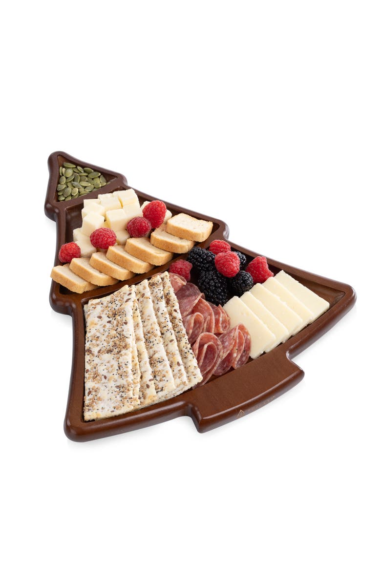 Toscana Christmas Tree Sectioned Serving Tray, Alternate, color,