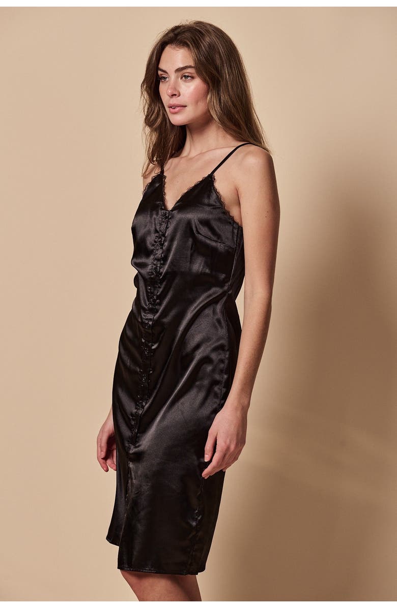 The Shirt by Rochelle Behrens The Cami Dress, Alternate, color, Black