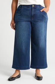 Wit & Wisdom 'Ab'Solution Skyrise V-Pocket Wide Leg Jeans