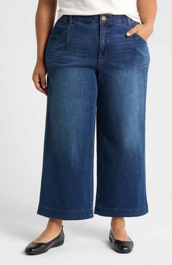 Wit & Wisdom 'Ab'Solution Skyrise V-Pocket Wide Leg Jeans