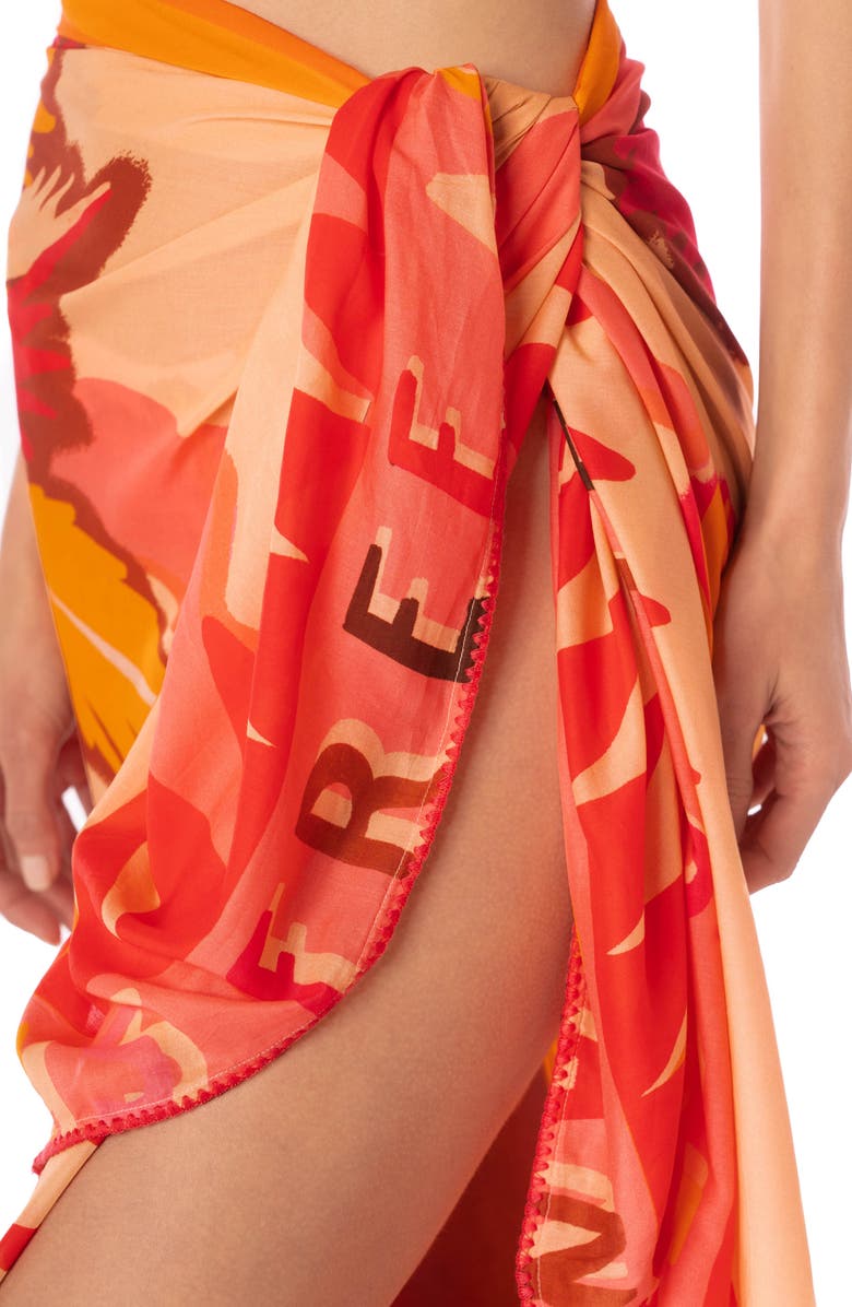 Maaji Summer Dunes Pastel Swirl Isla Cover-Up Pareo, Alternate, color, 