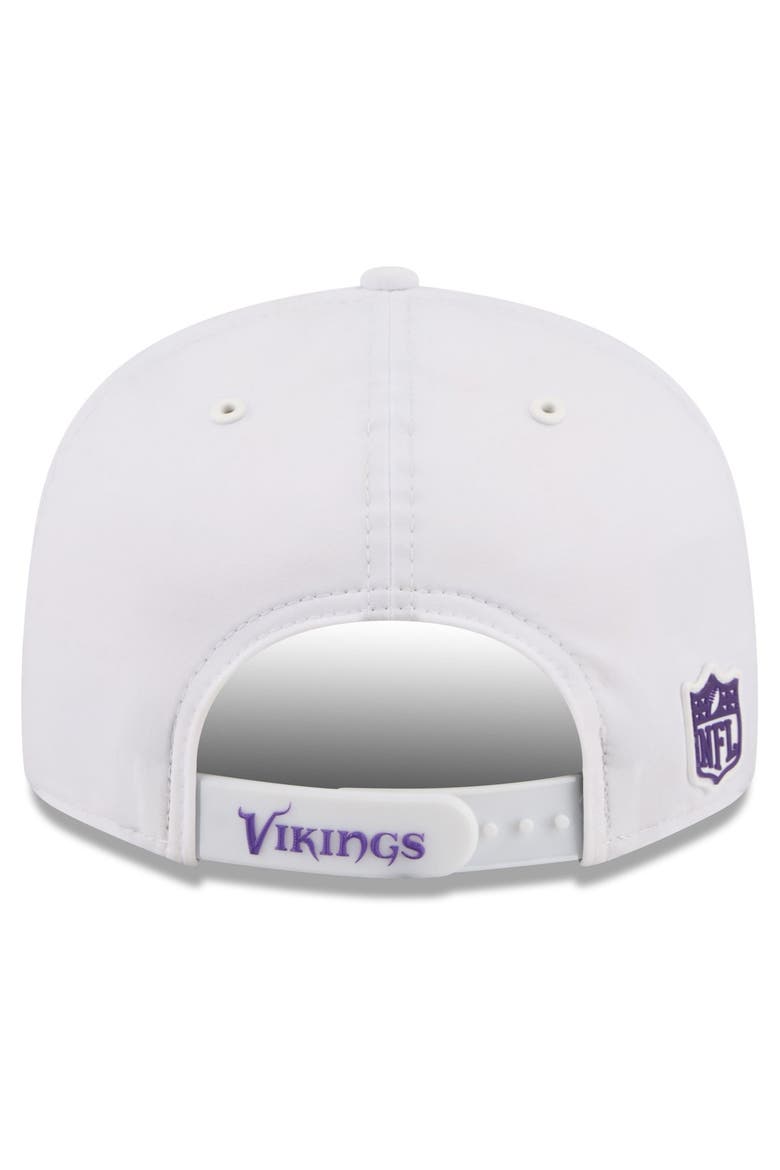 Men's New Era White Minnesota Vikings 2026 Sideline 9FIFTY Snapback Hat, Alternate, color, White