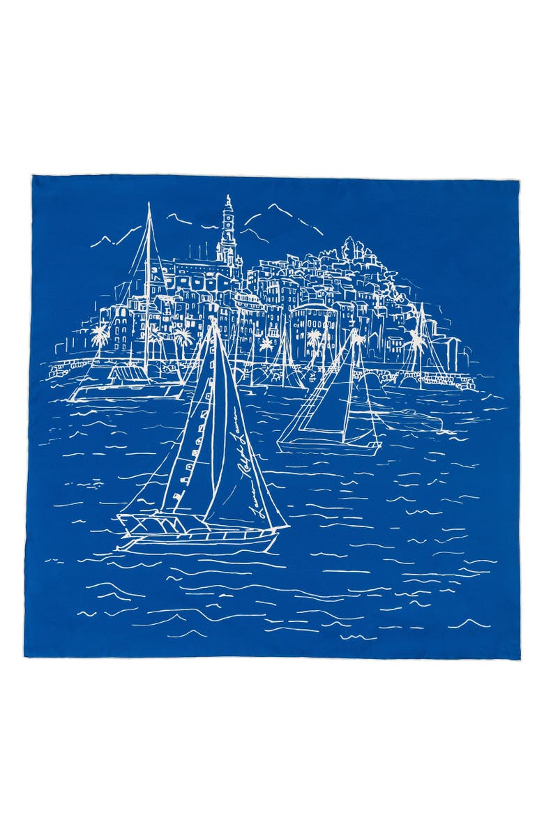 Lauren Ralph Lauren Conversational Small Square, Main, color, Cruise Royal
